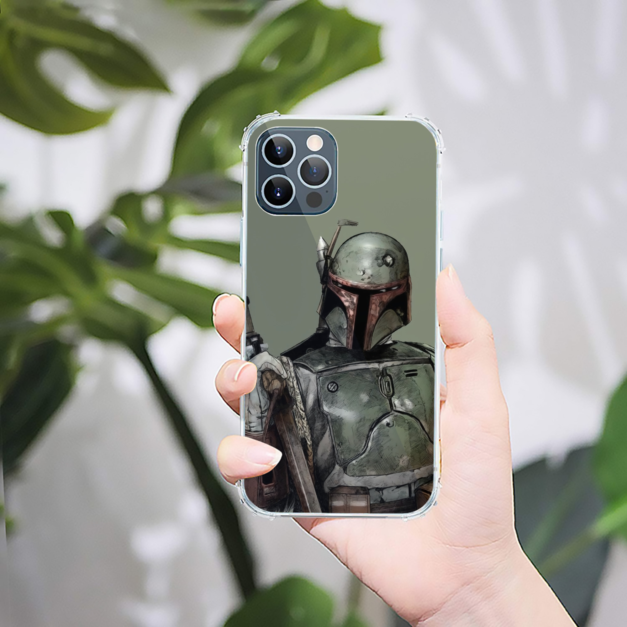（画像用） スター・ウォーズ Star Wars 【iPhone 12シリーズ対応】透明スマホケース（クリアソフトケース）